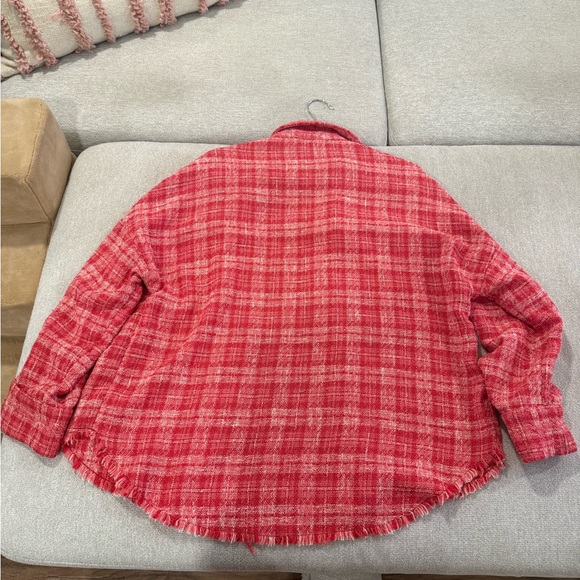 Zara Red Textured Knit Top - Picture 4 of 4